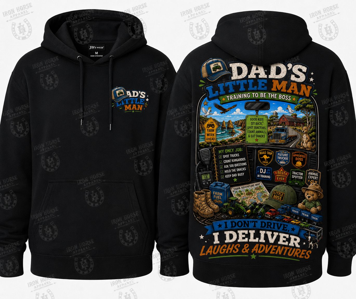 Dad's Little Man Hoodie